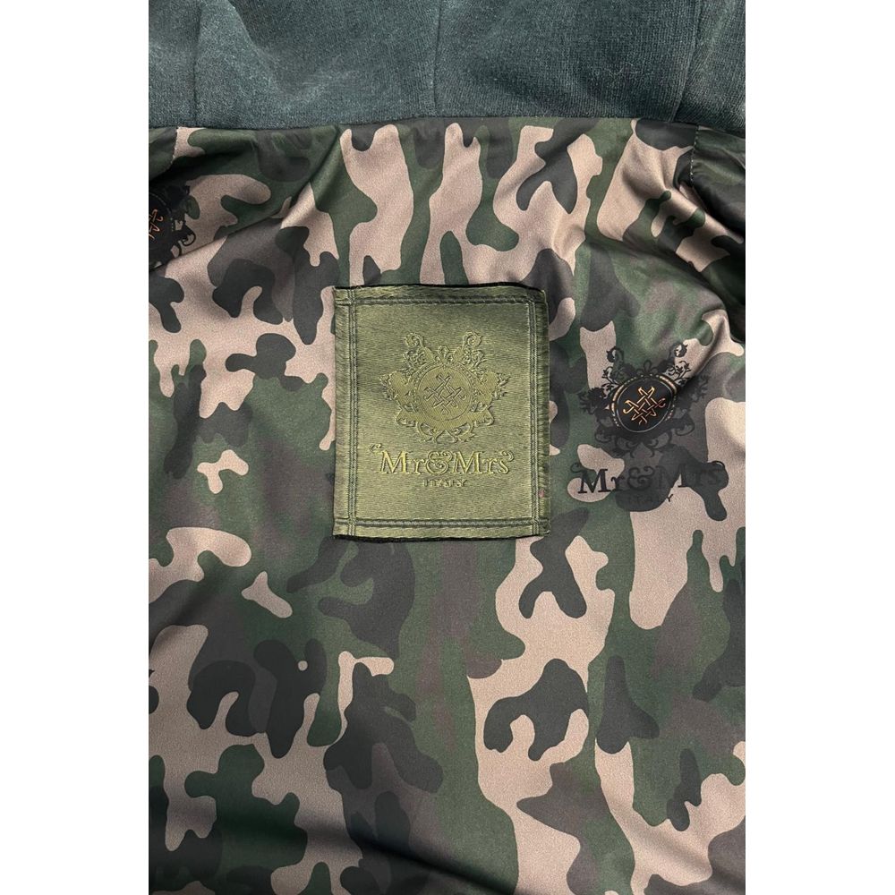 Mr&Mrs Italy Green Rabbit Fur Women Jacket