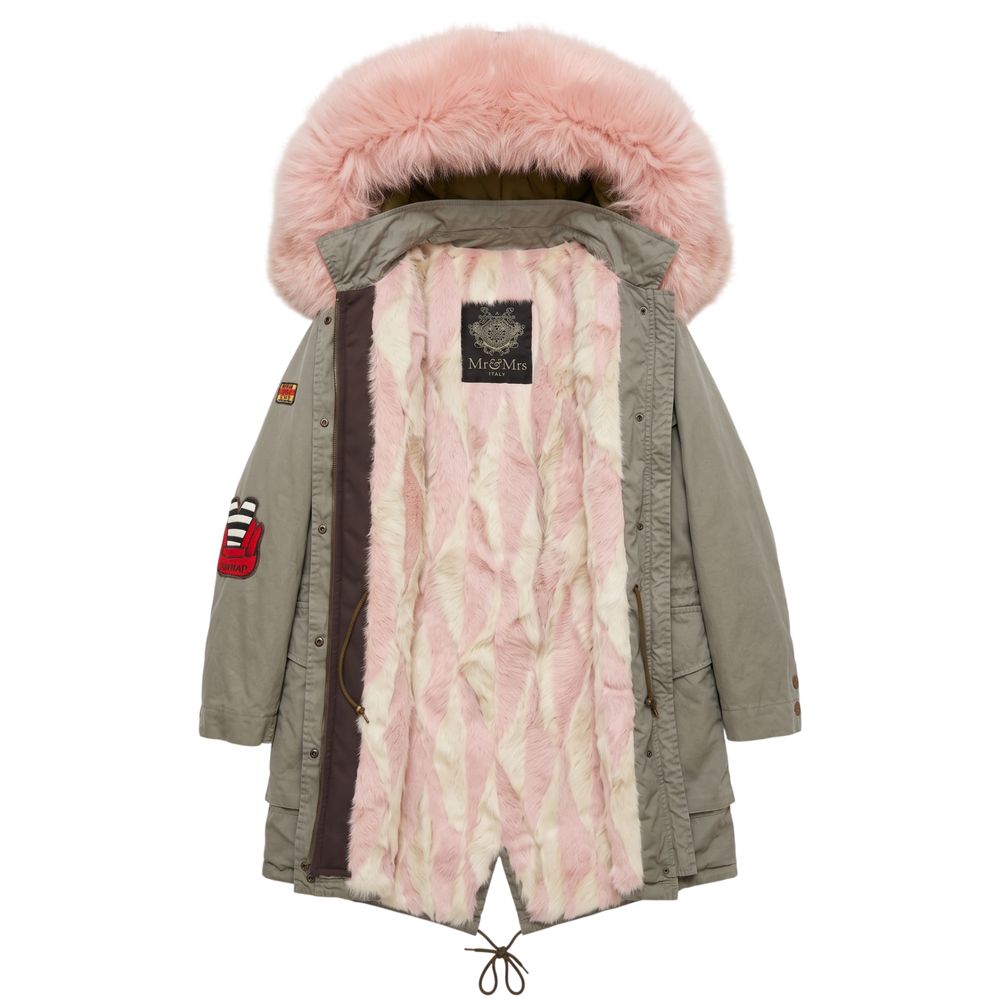 Mr&Mrs Italy Pink Cotton Women's Jacket