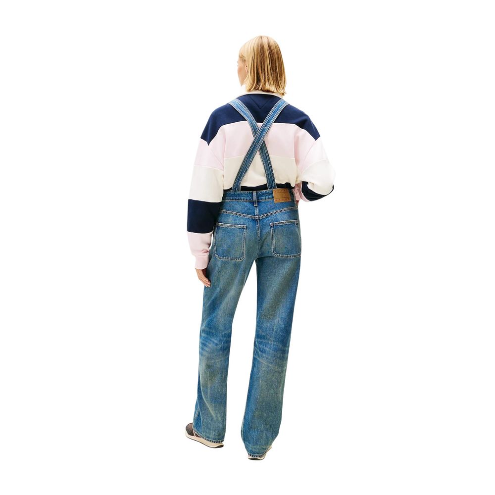 Tommy Hilfiger Jeans Blue Recycled Cotton Jumpsuit