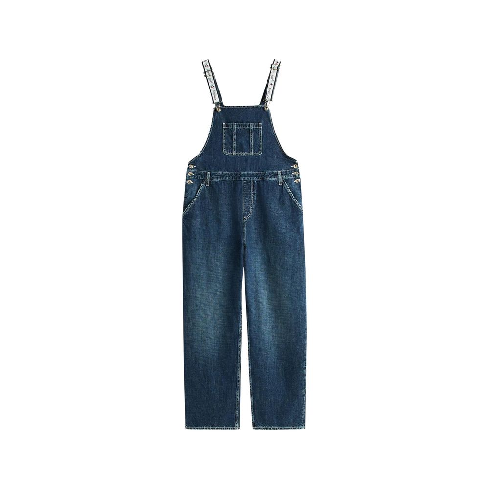 Tommy Hilfiger Jeans Blue Cotton Jumpsuit