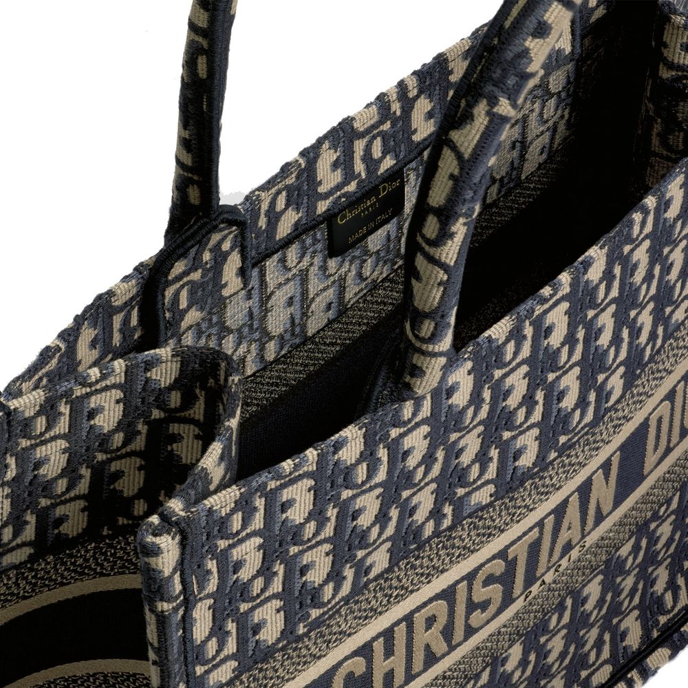 Dior Blue Cotton Tote Bag