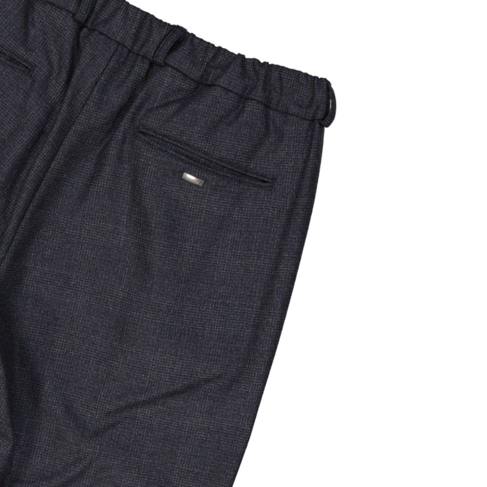 Herno Gray Virgin Wool Casual Pants