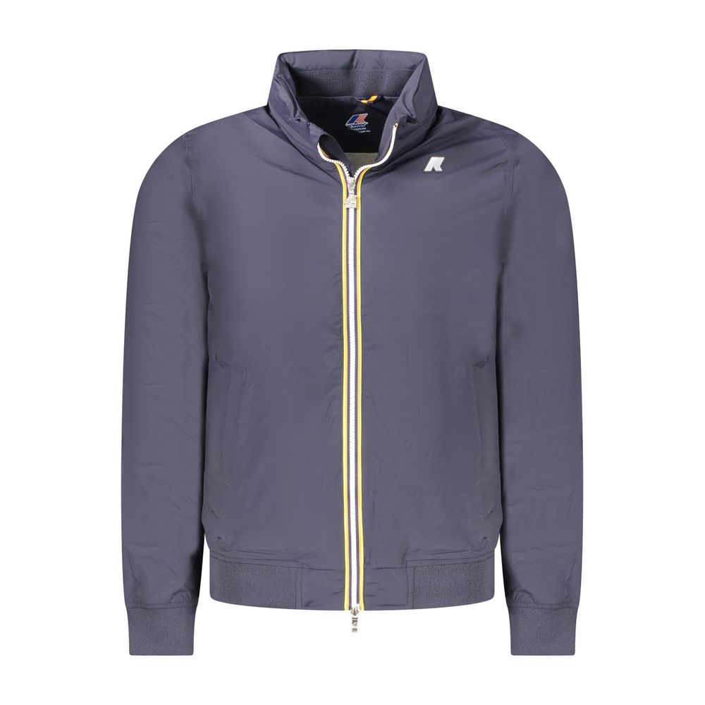 K-WAY Blue Nylon Mens Jacket