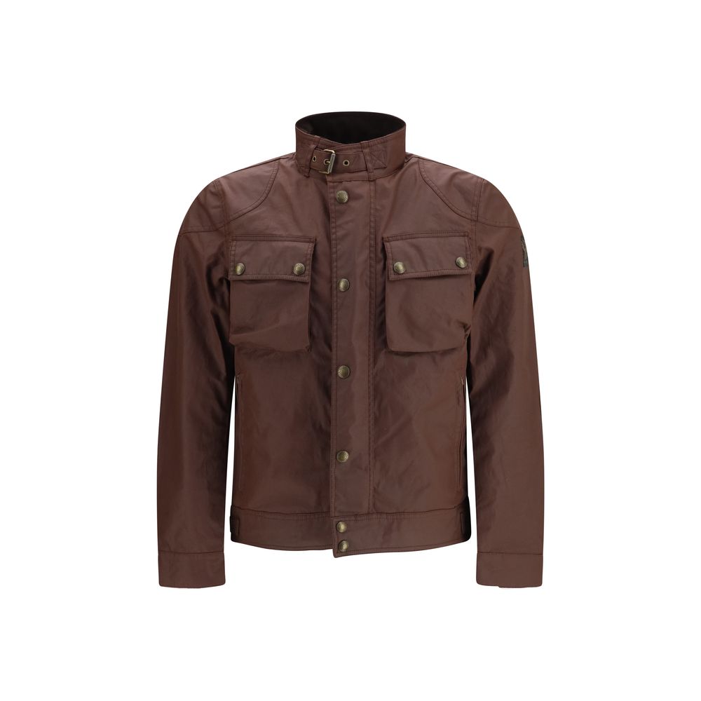 Belstaff Brown Cotton Full-Length Jacket