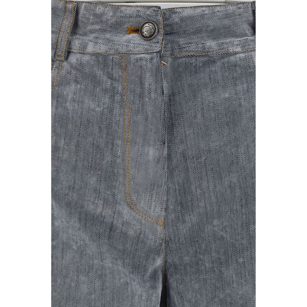 Forte_Forte Gray Cotton Jeans Denim