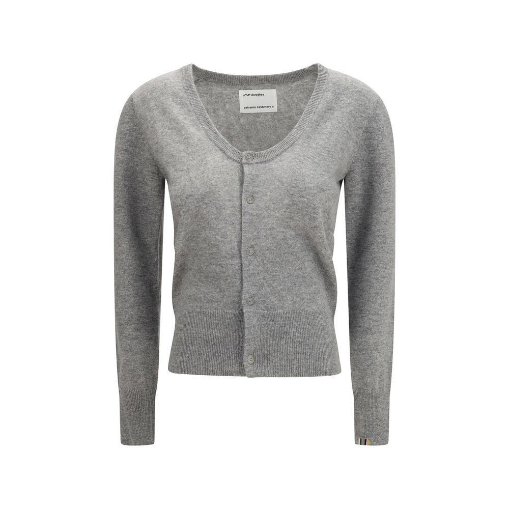Extreme Cashmere Gray Cashmere Cardigan