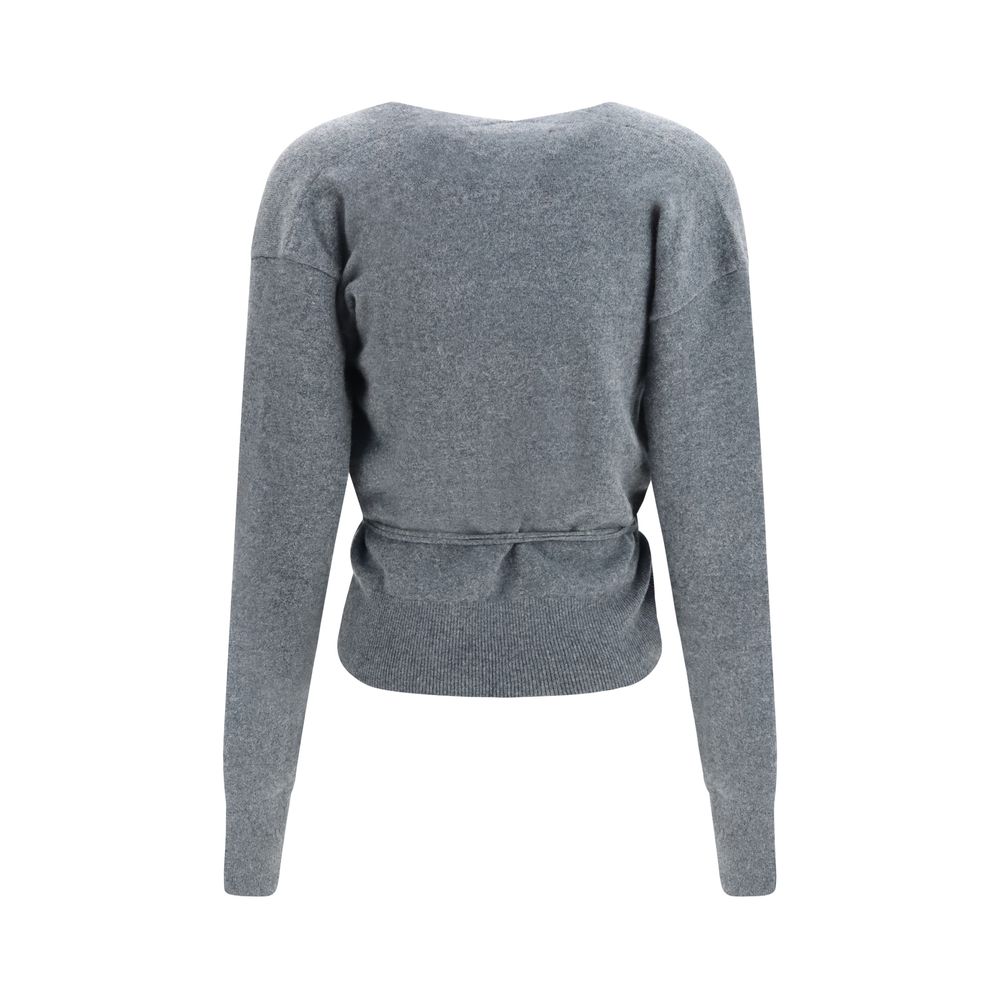 Extreme Cashmere Gray Cashmere Cardigan