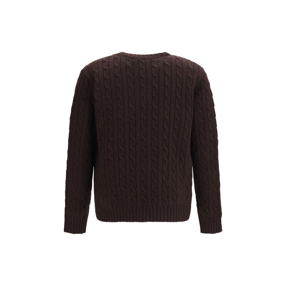 Valentino Garavani Brown Wool Oves Aries Cardigan