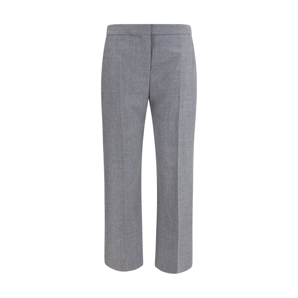 Alexander McQueen Gray Wool Oves Aries Casual Pants