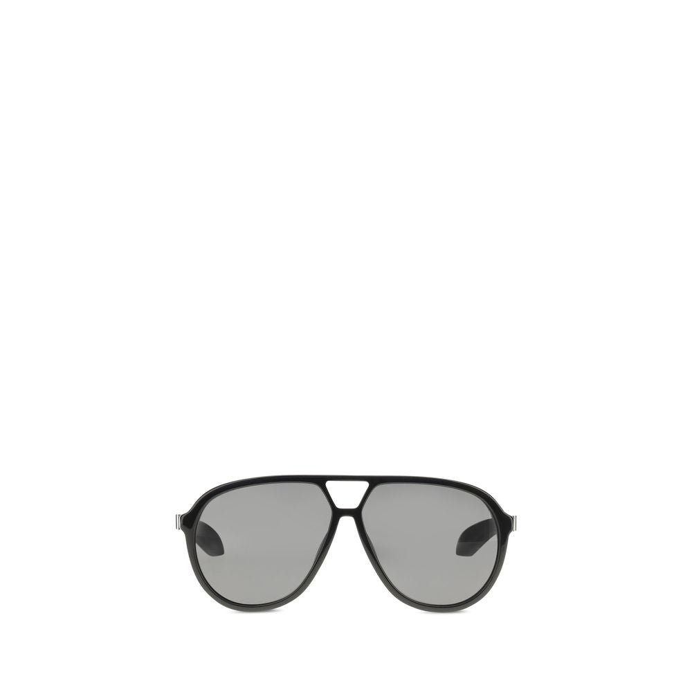 Alexander McQueen Black Acetate Sunglasses