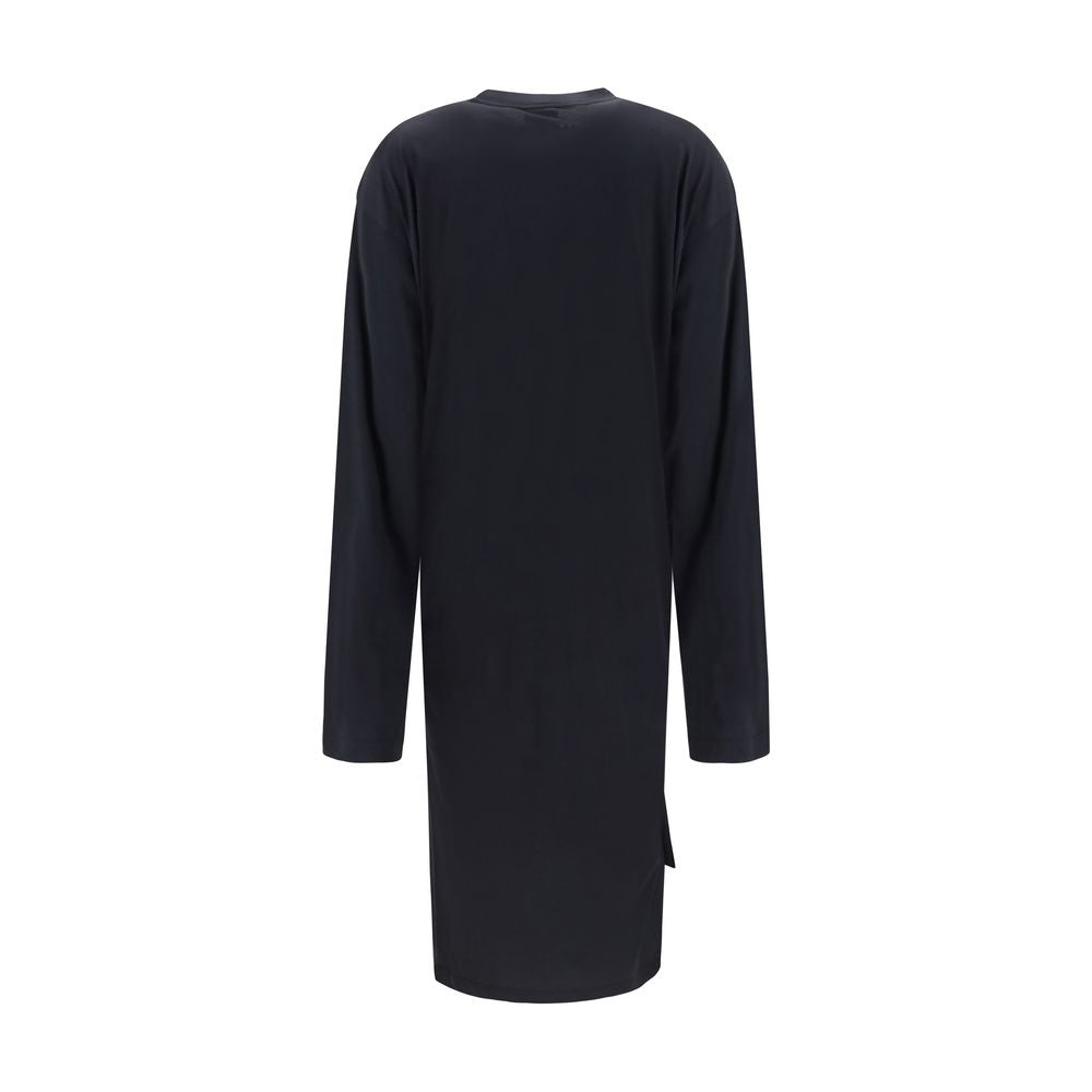 Balenciaga Black Cotton Casual Dress