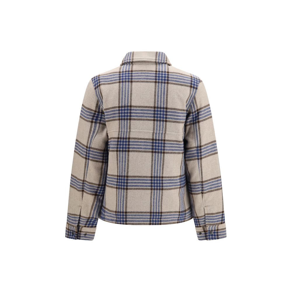 Woolrich Beige Wool Oves Aries Denim Jacket