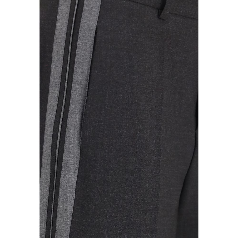 P.A.R.O.S.H. Gray Wool Oves Aries Casual Pants