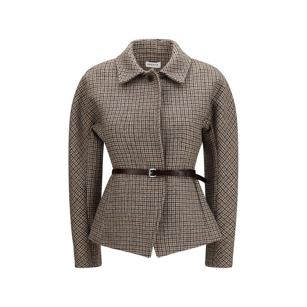 P.A.R.O.S.H. Beige Wool Oves Aries Blazer
