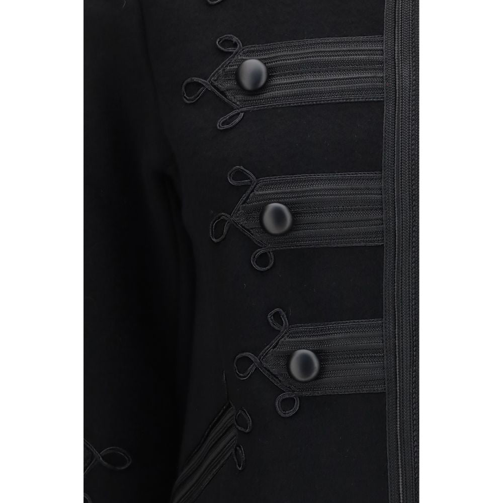 P.A.R.O.S.H. Black Wool Oves Aries Jacket