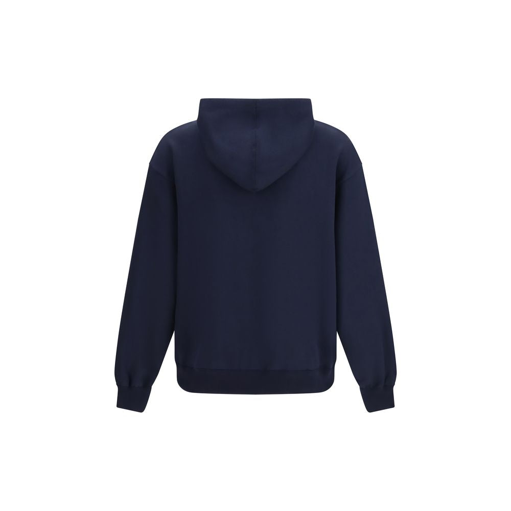 Umit Benan Blue Cotton Sweatshirt