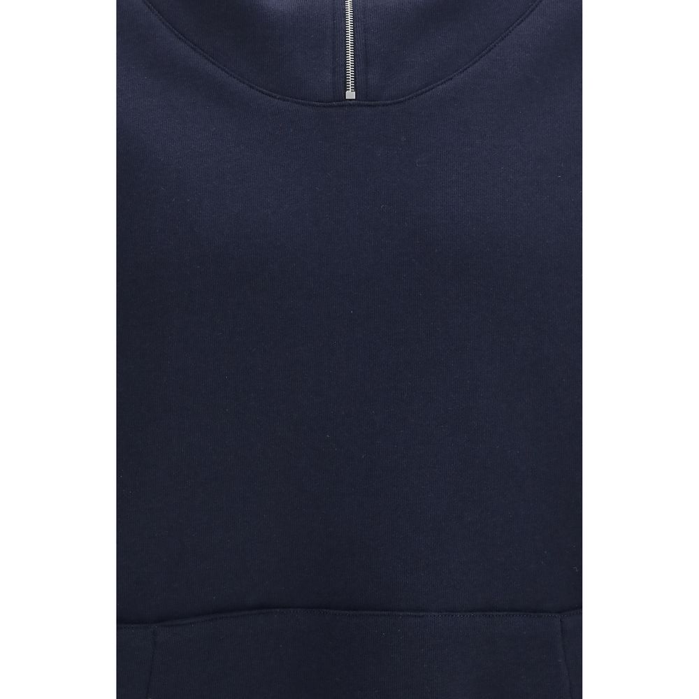 Umit Benan Blue Cotton Sweatshirt