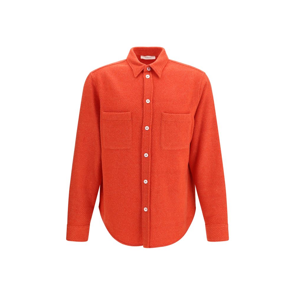Umit Benan Red Cashmere Shirt