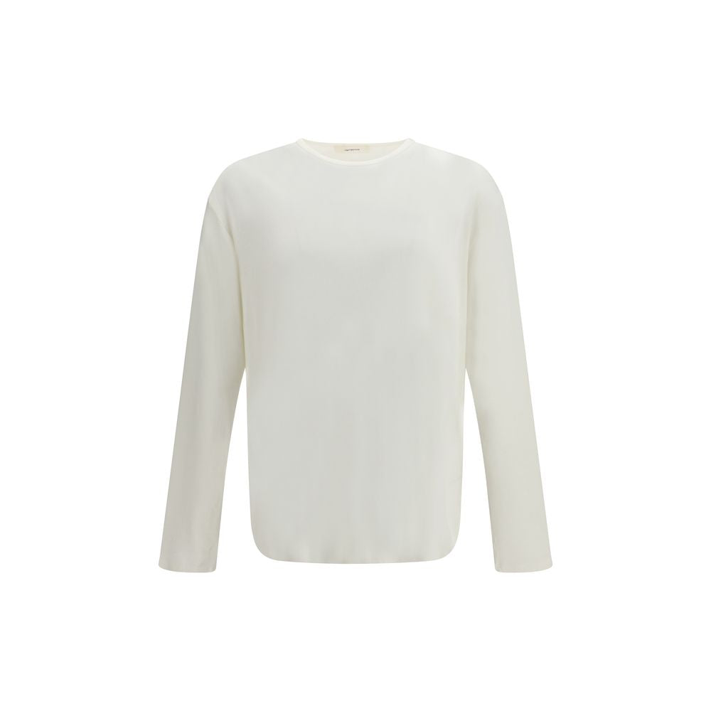 Umit Benan White Cotton Long Sleeve T-Shirt