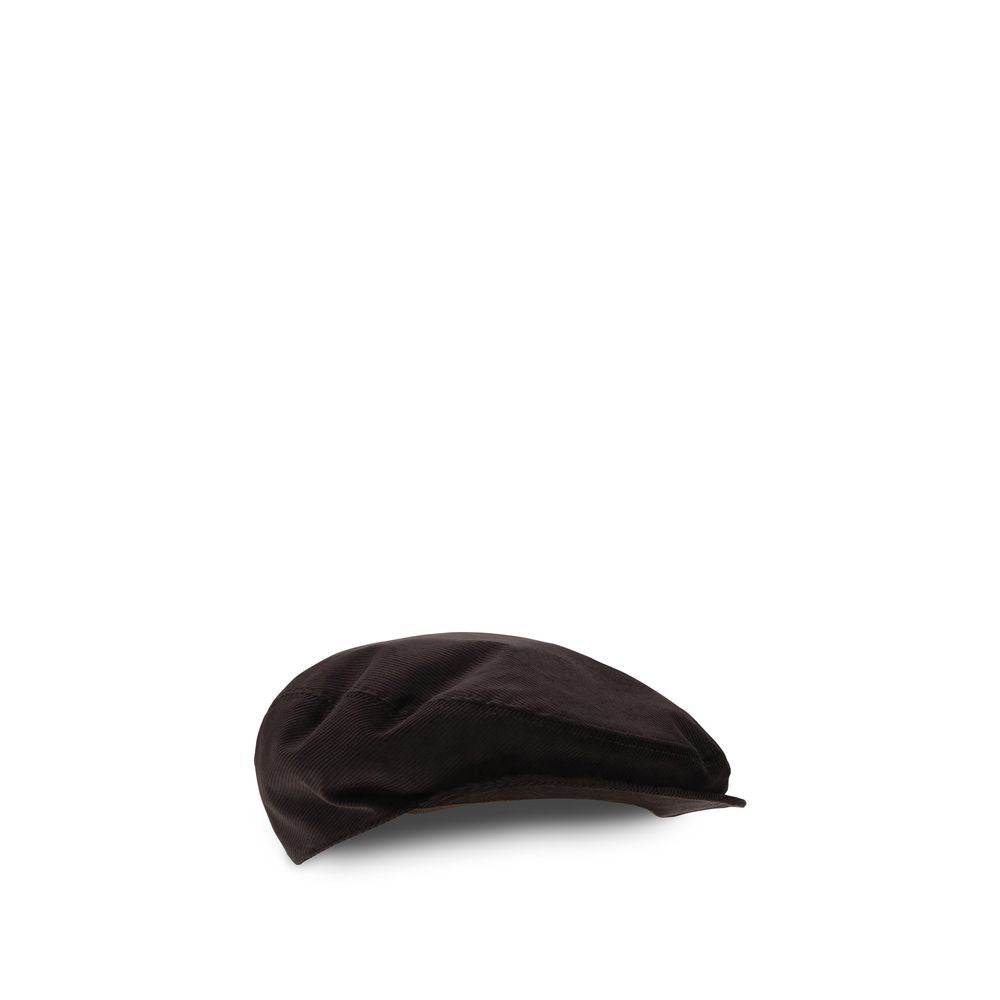 Dolce & Gabbana Brown Cotton Fatcap Hat