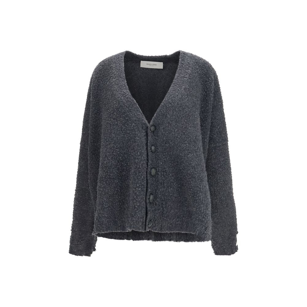 Golden Goose Gray Wool Oves Aries Cardigan