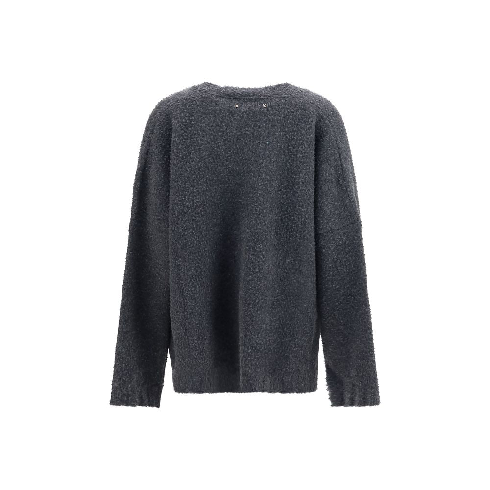 Golden Goose Gray Wool Oves Aries Cardigan