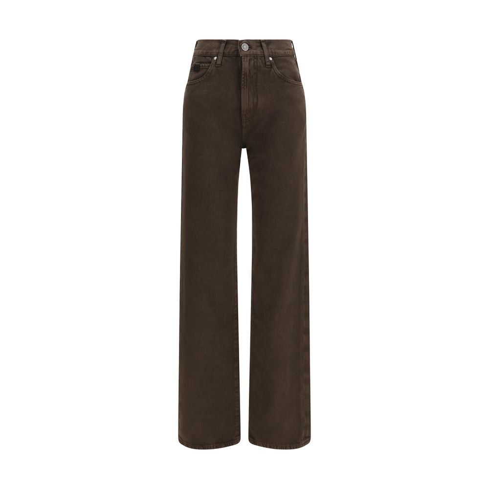 Jacob Cohen Brown Cotton Straight-Leg Jeans