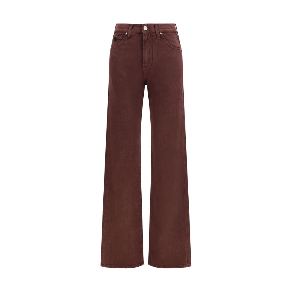 Jacob Cohen Bordeaux Cotton Straight-Leg Jeans