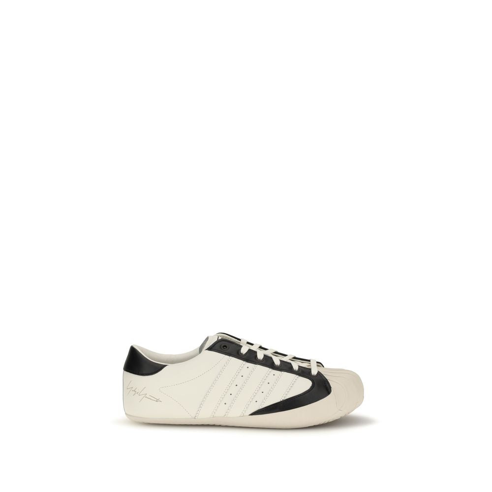 Y-3 White Calf Leather Bos Taurus Low Top Sneakers