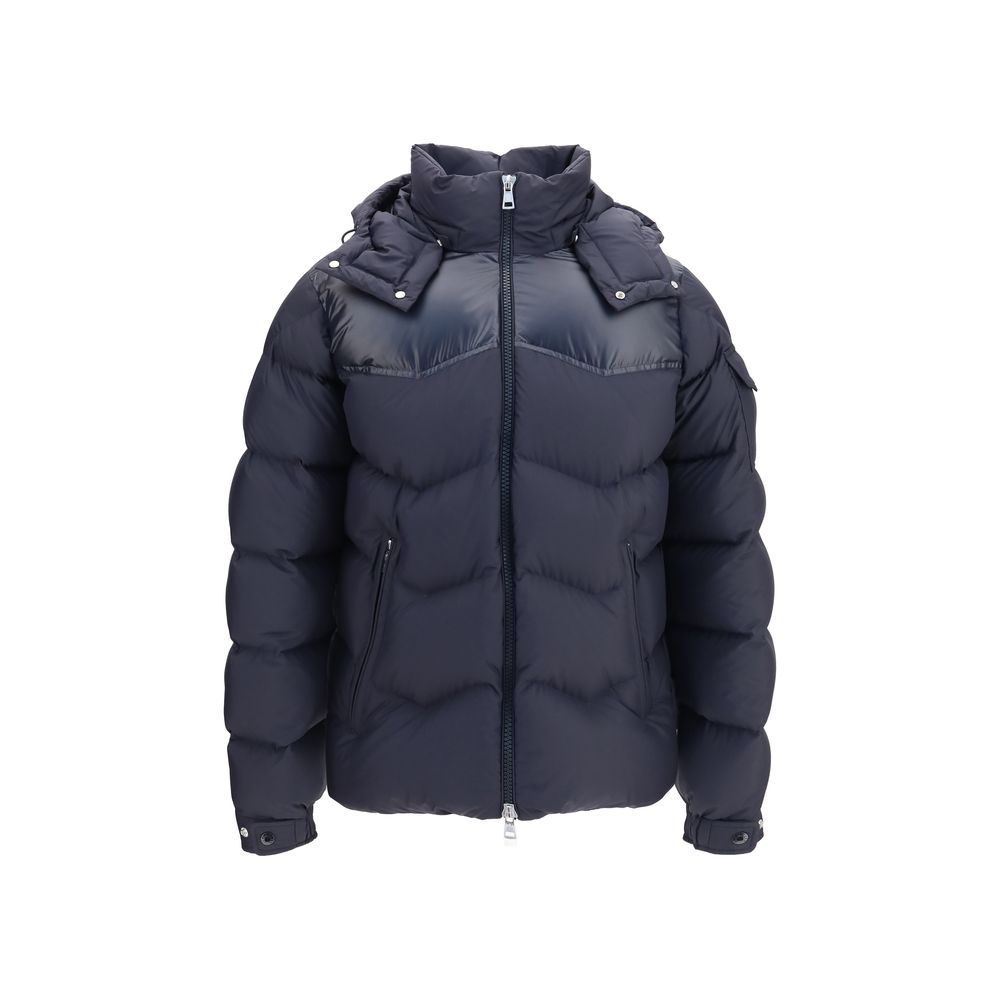 Moncler Blue Goose Down Full-Length Jacket