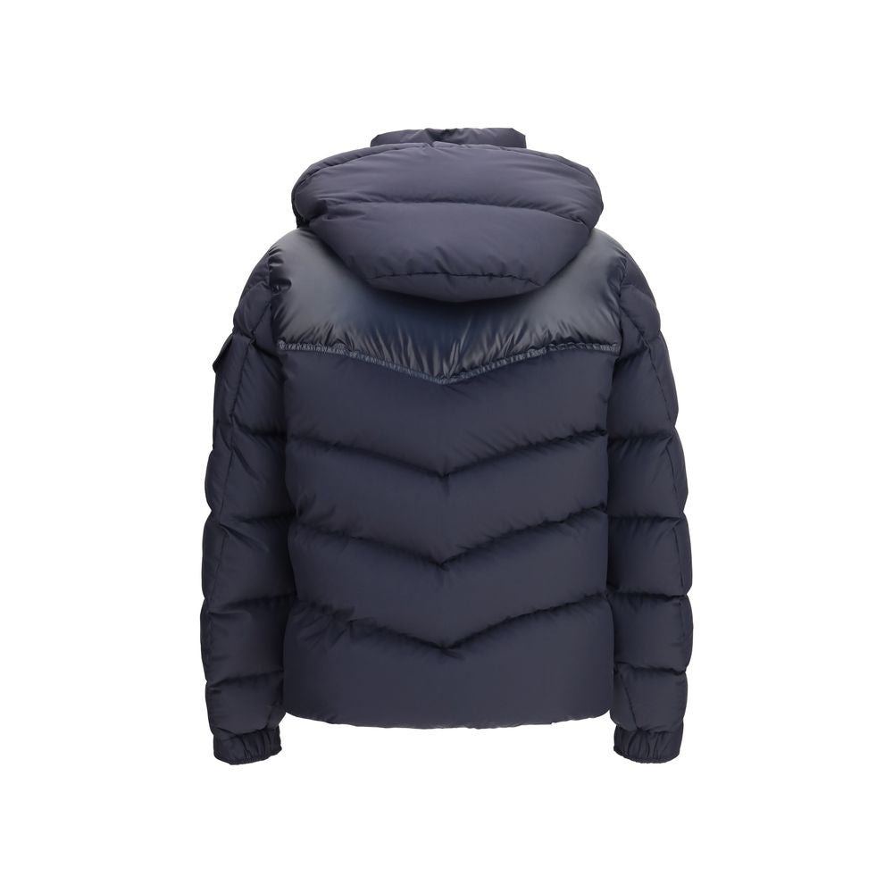 Moncler Blue Goose Down Full-Length Jacket