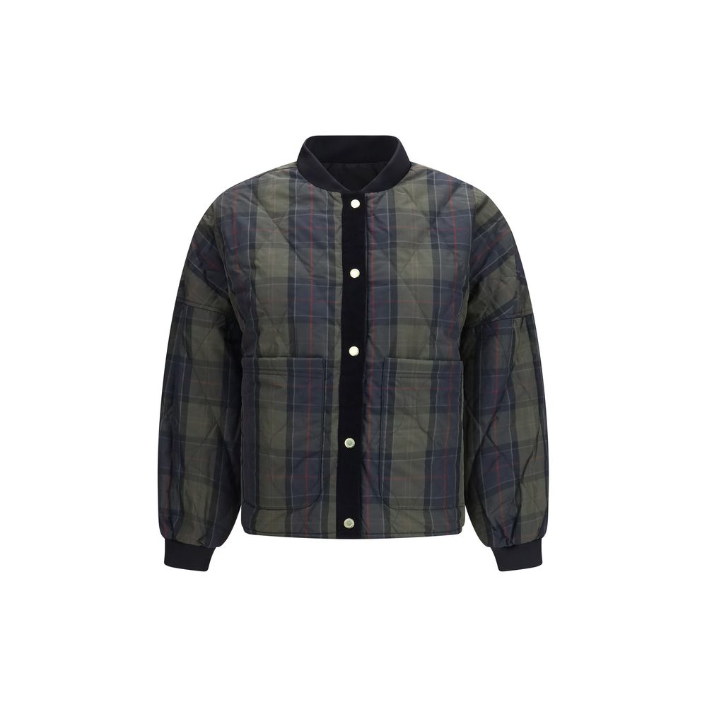 Barbour Black Polyester Bomber