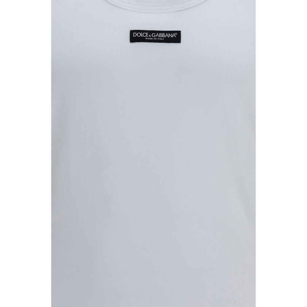 Dolce & Gabbana White Cotton Top