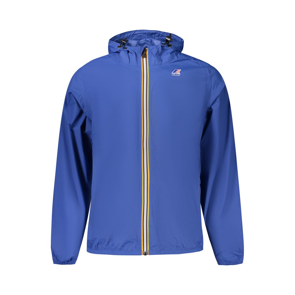 K-WAY Blue Polyamide Men's Jacket