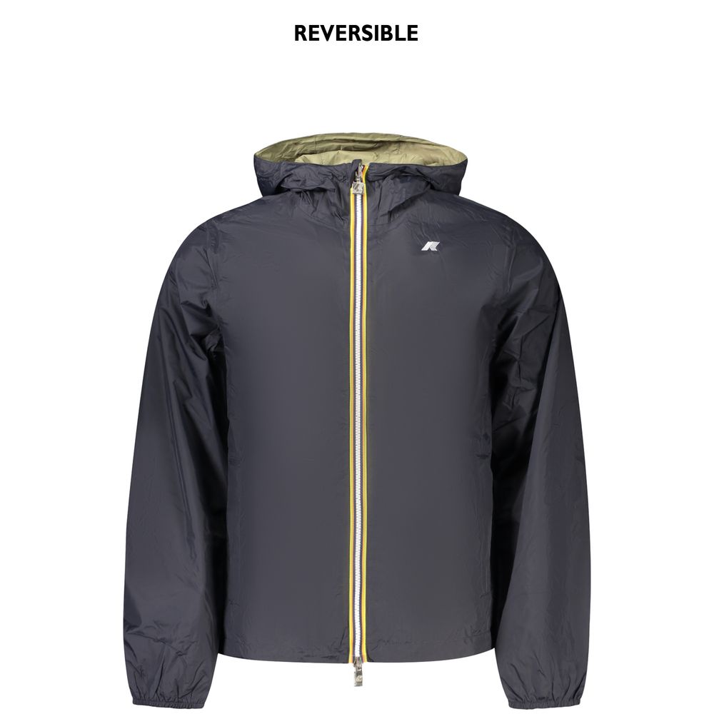 K-WAY Blue Nylon Shell Jacket