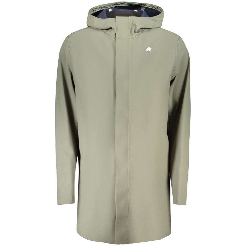 K-WAY Verde Polyester Mens Jacket
