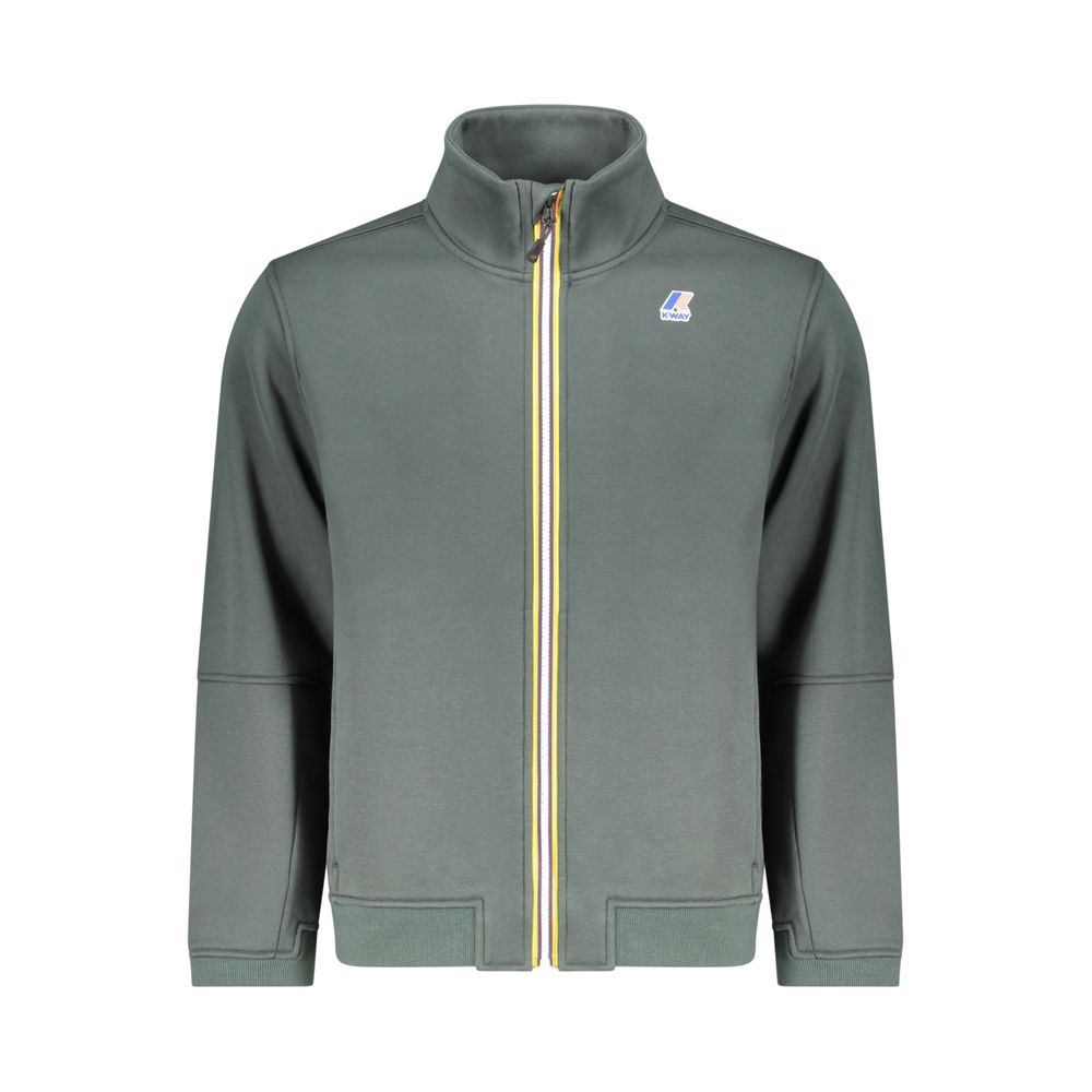K-WAY Verde Polyester Men's Sweatshirt