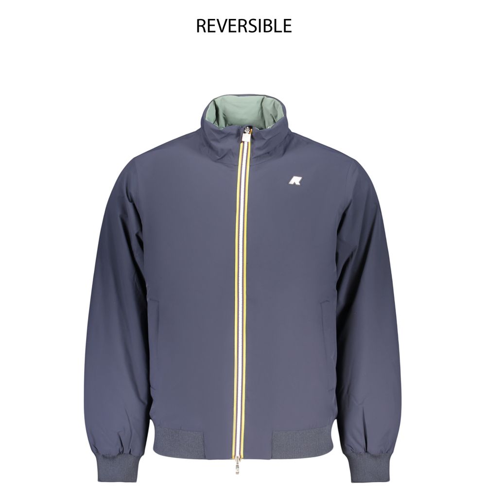 K-WAY Blue Polyamide Men's Jacket
