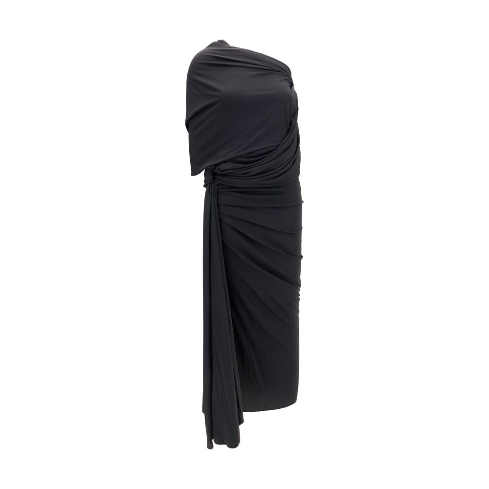 Balenciaga Black Viscose Cocktail Dress