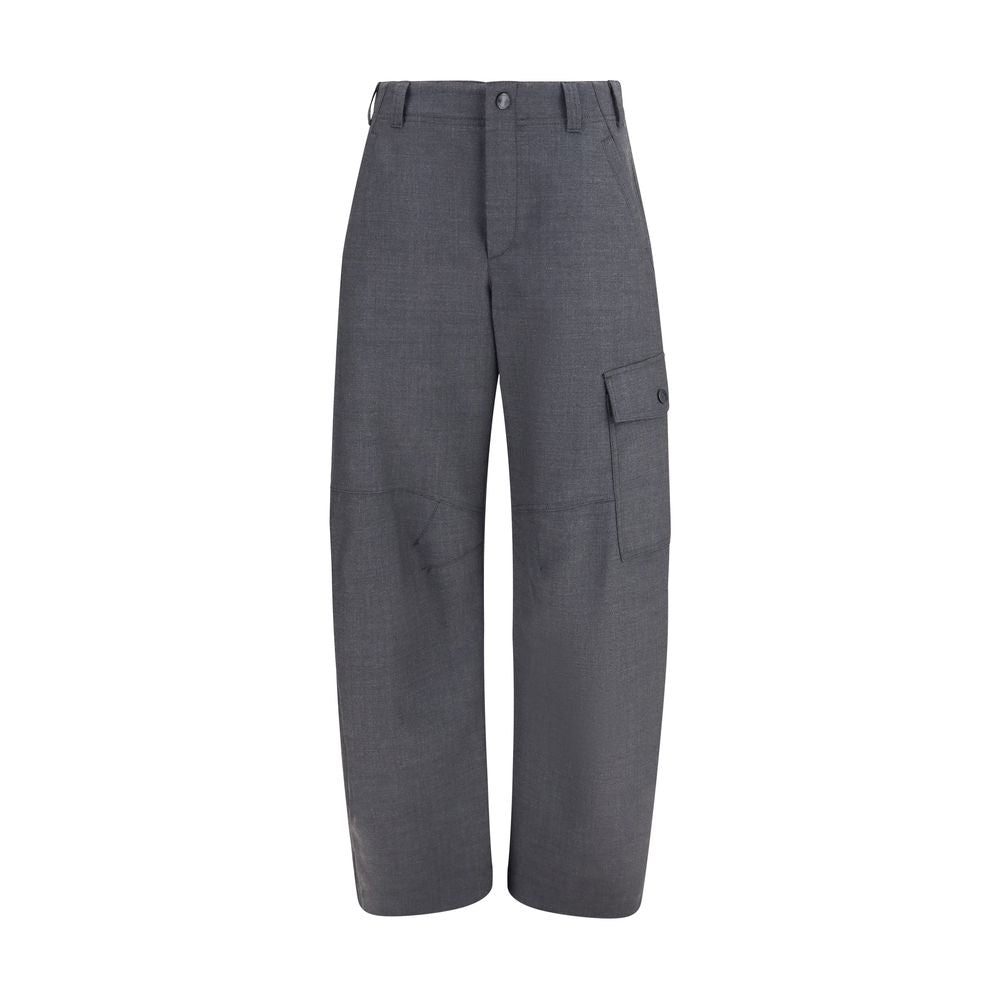 Brunello Cucinelli Gray Wool Oves Aries Cargo Pants