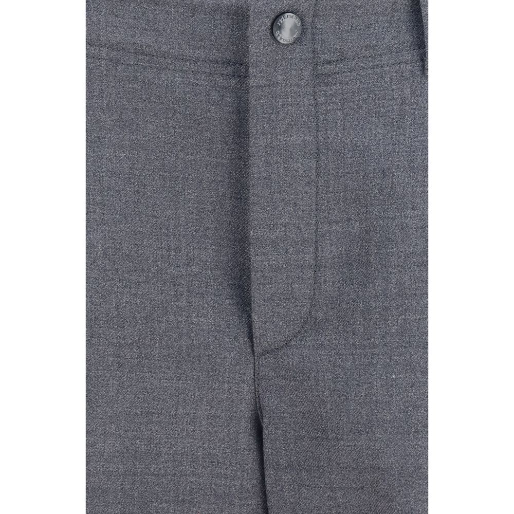 Brunello Cucinelli Gray Wool Oves Aries Cargo Pants