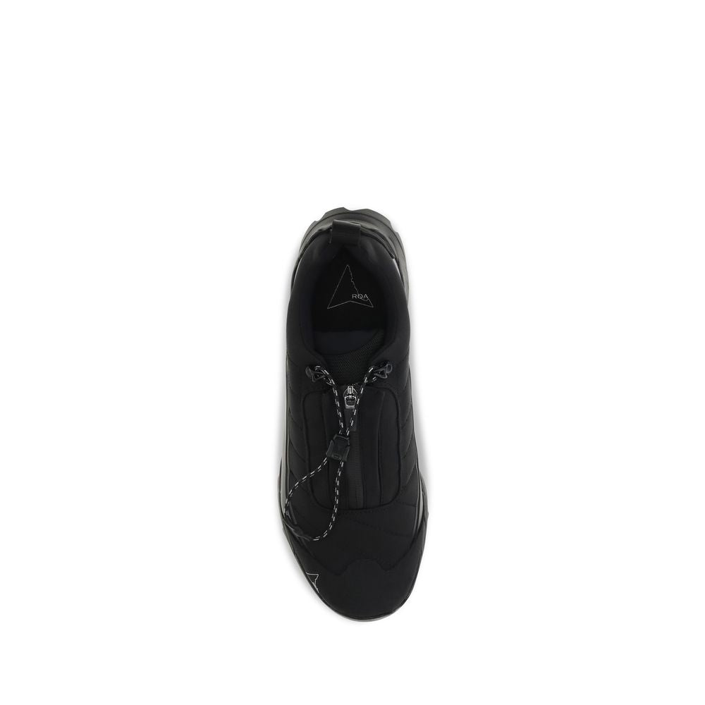 ROA Black Polyamide Athletic Sneakers