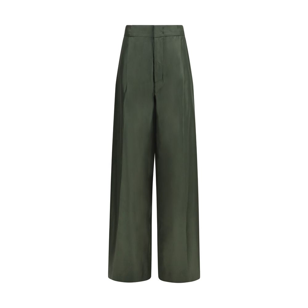 SA SU PHI Bicolor Silk Casual Pants
