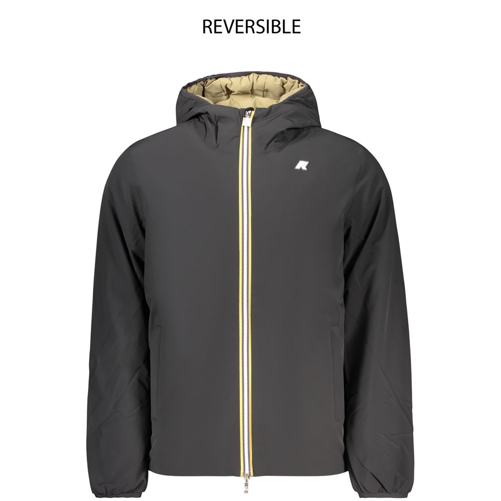 K-WAY Black Nylon Men's Jacket