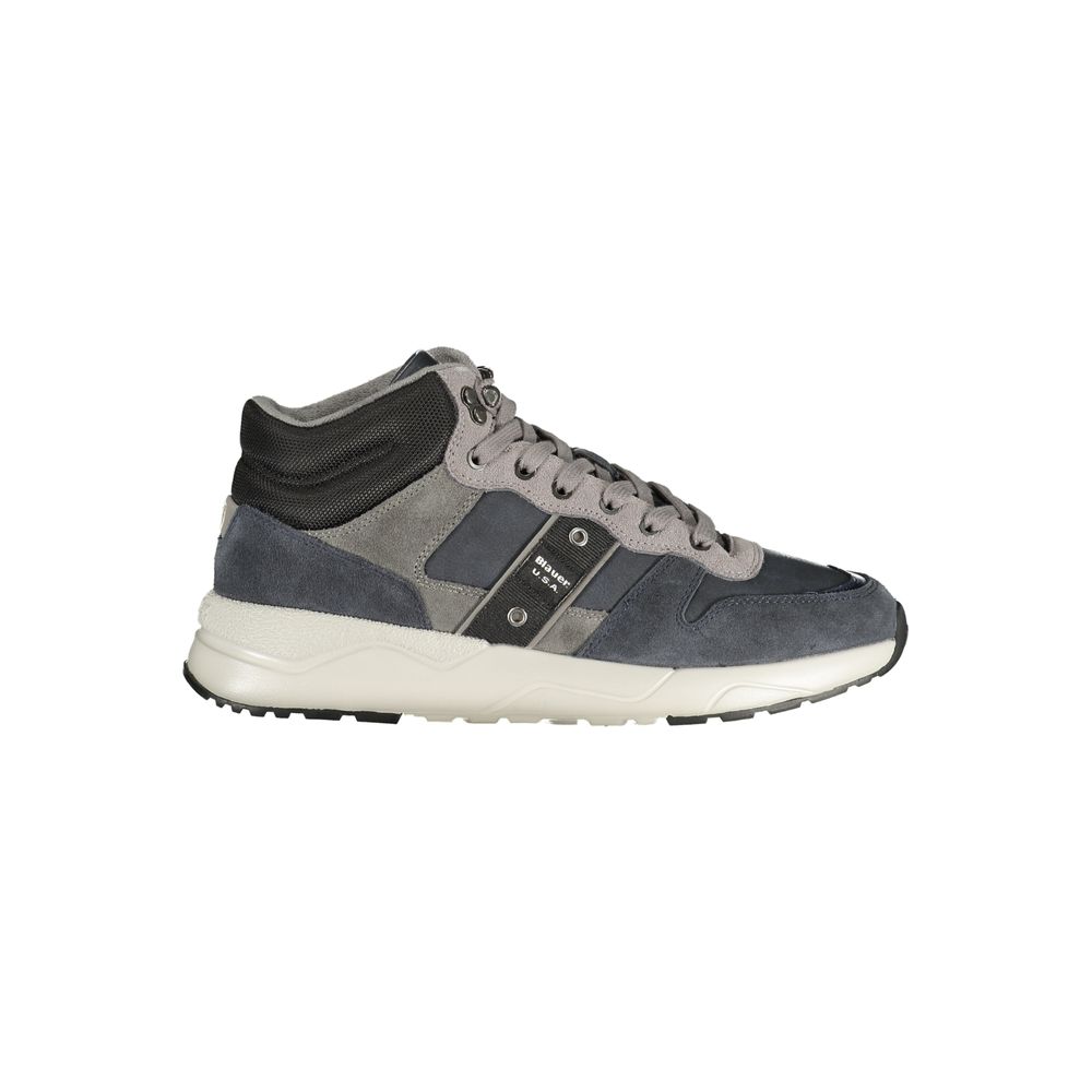 Blauer Blue Polyester Athletic Sneakers