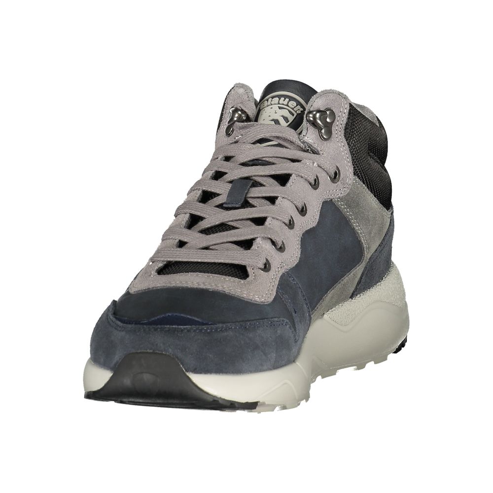 Blauer Blue Polyester Athletic Sneakers