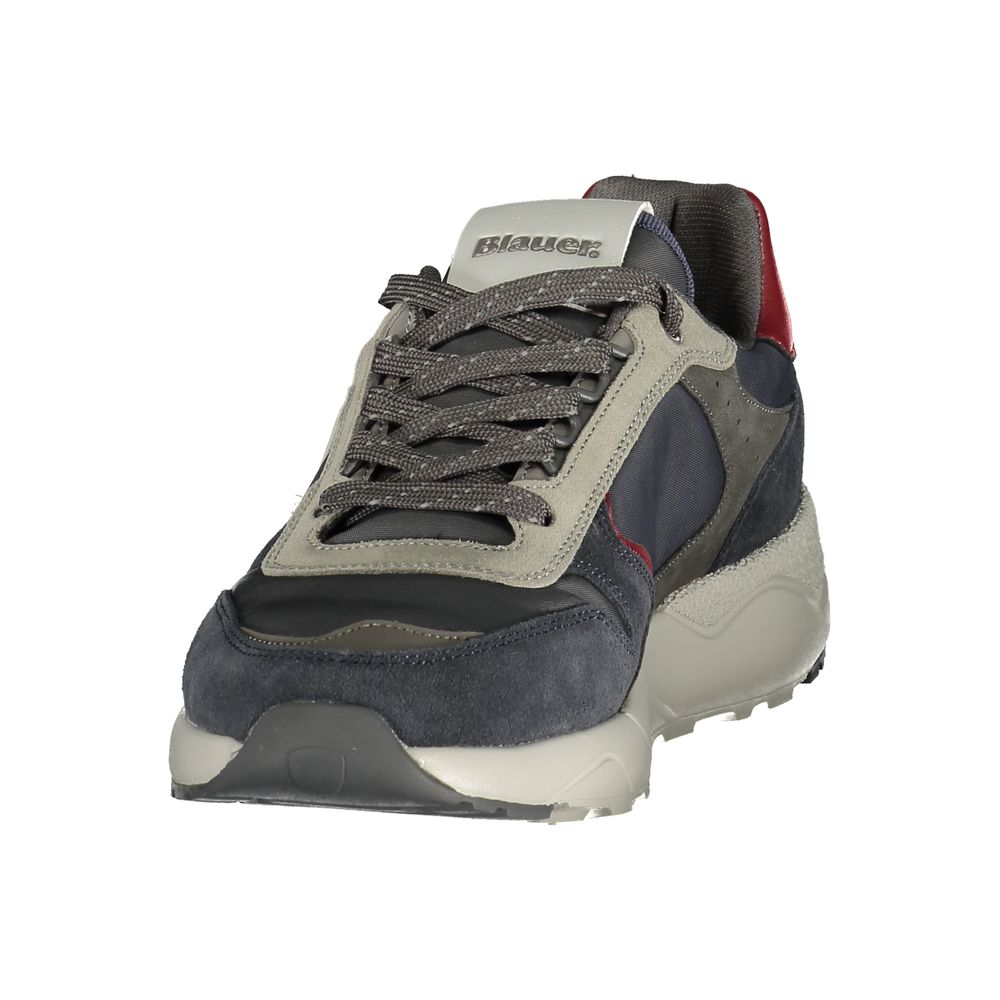 Blauer Blue Polyester Athletic Sneakers