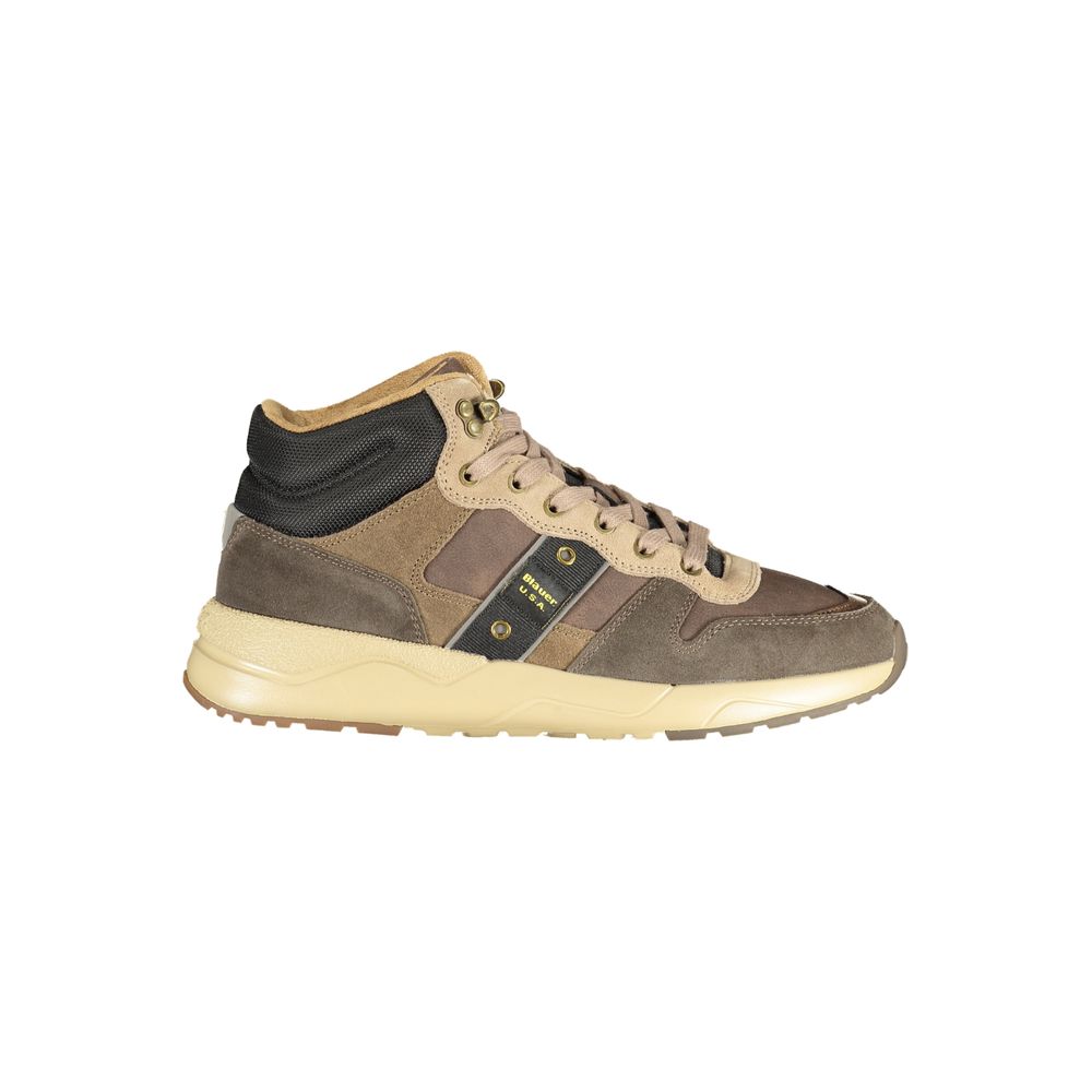 Blauer Brown Polyester Athletic Sneakers