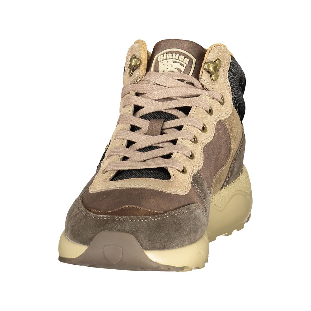 Blauer Brown Polyester Athletic Sneakers