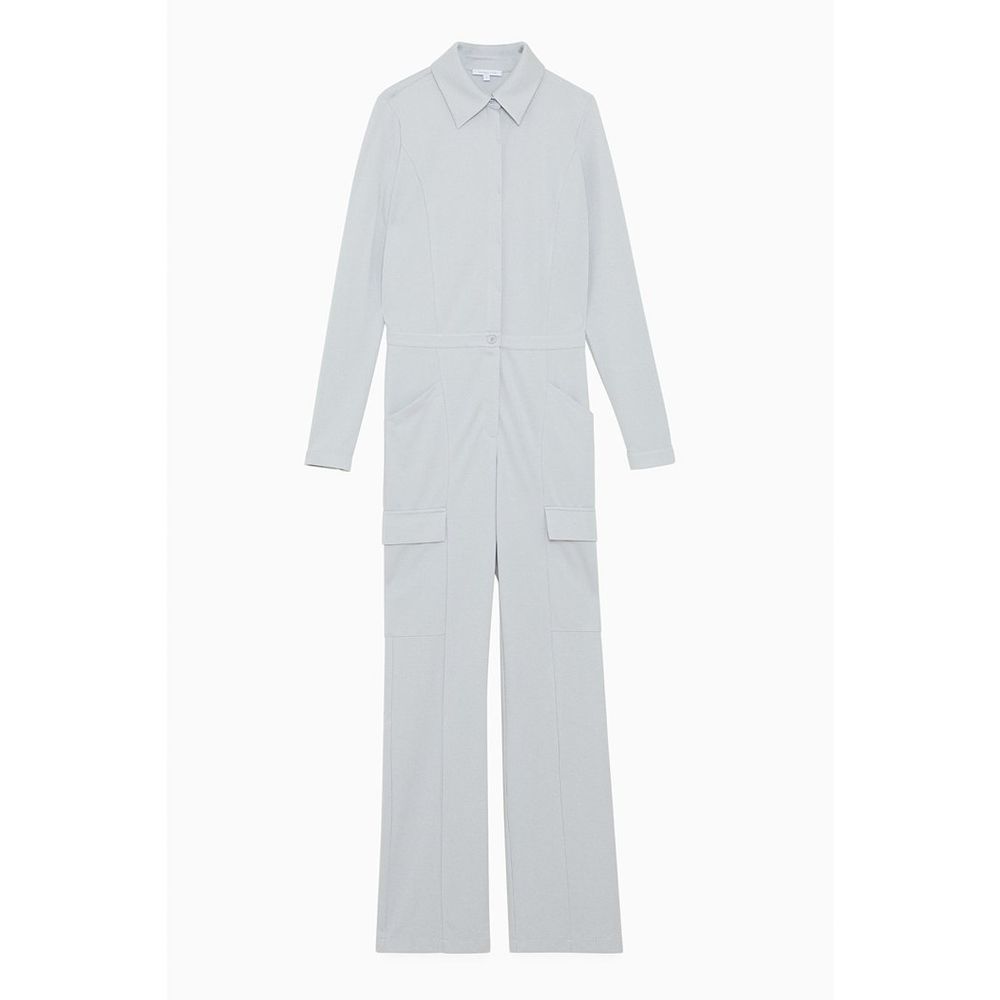 Patrizia Pepe Gray Polyester Jumpsuit